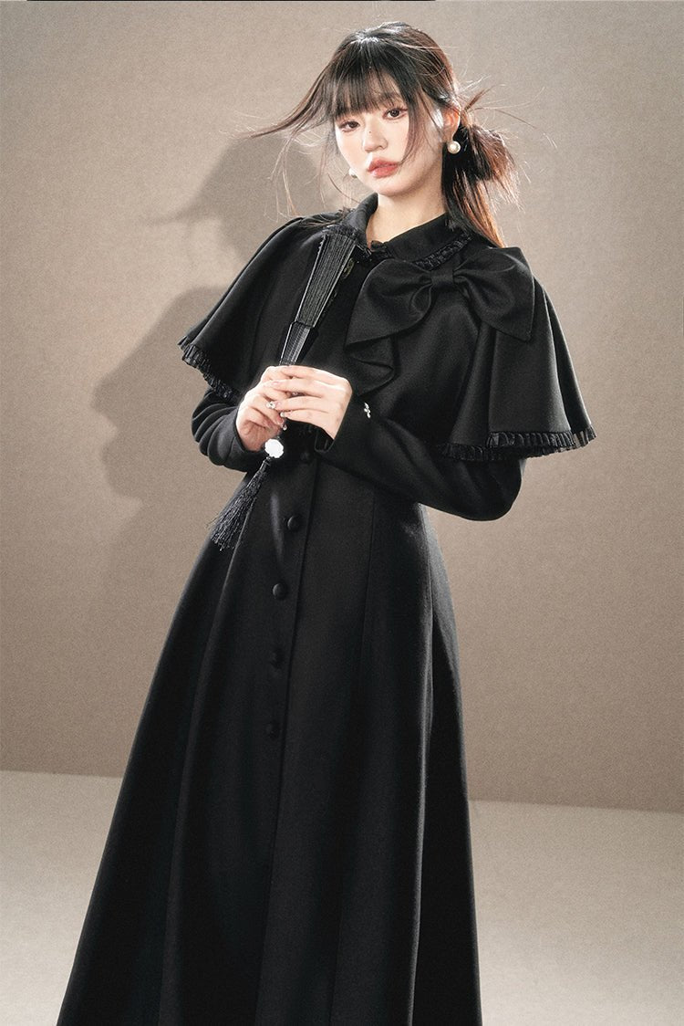 Victorian Cape Wool Coat