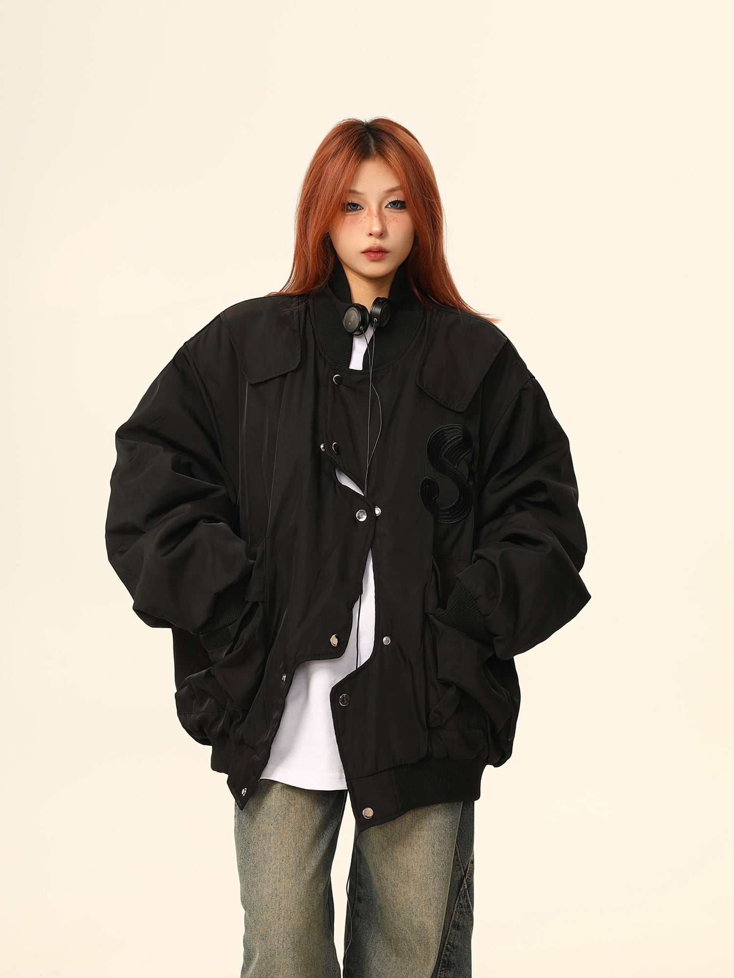 Varsity S Bomber Jacket