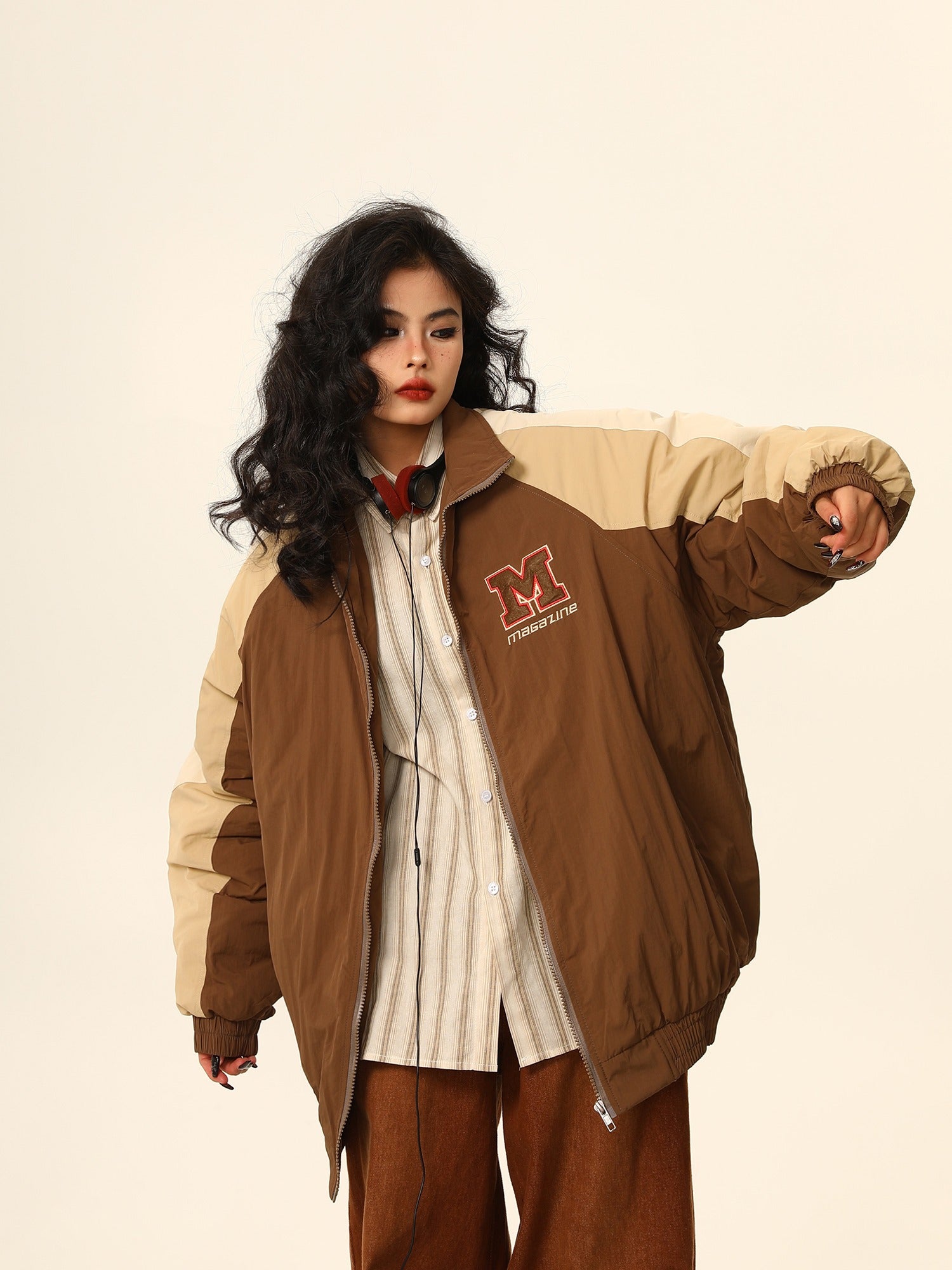 M Magazine Varsity Bomber Jacket