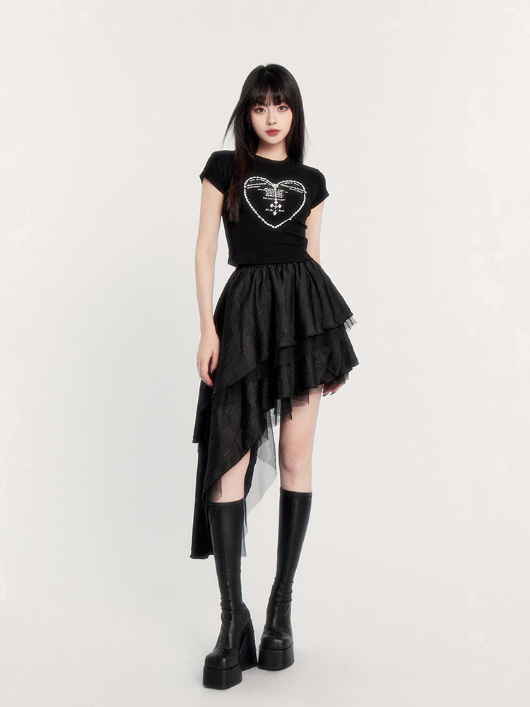 Dark Heart Crop Top