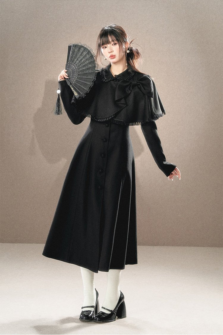 Victorian Cape Wool Coat