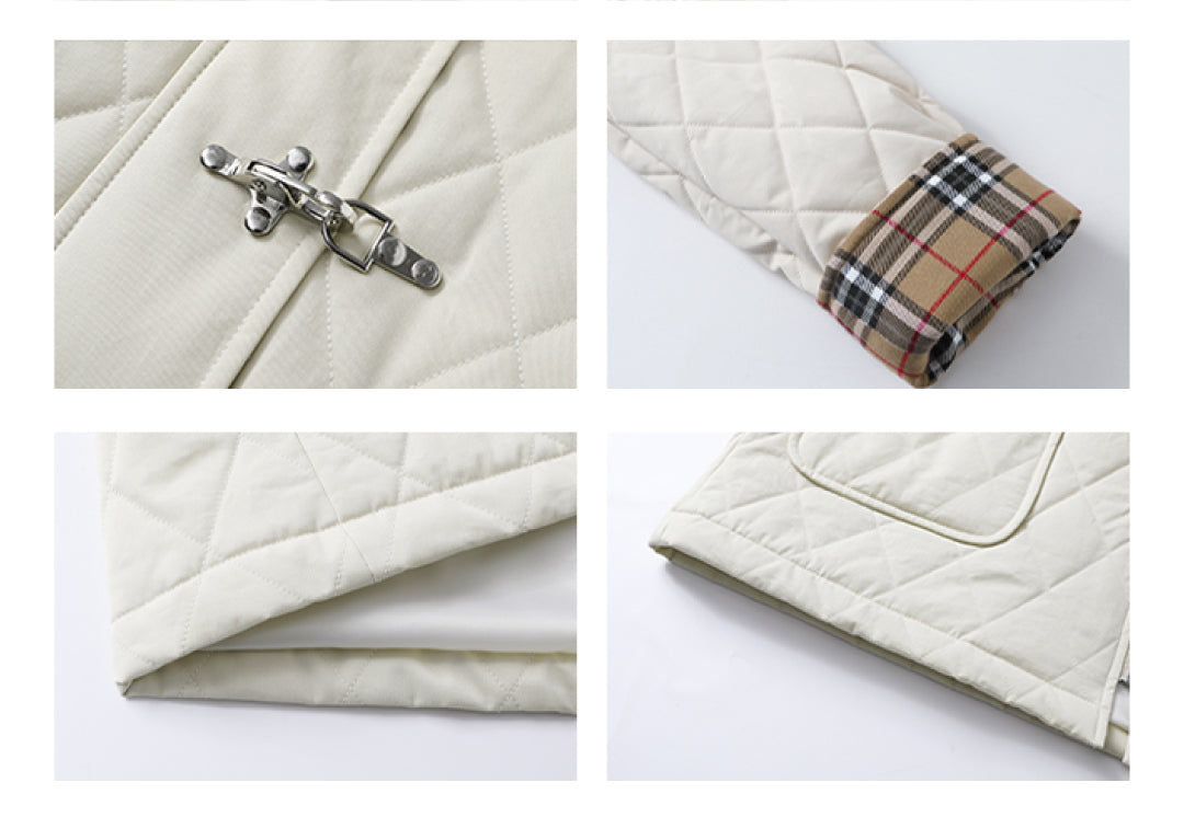 Switched Quilted Cotton Jacket - chiclara