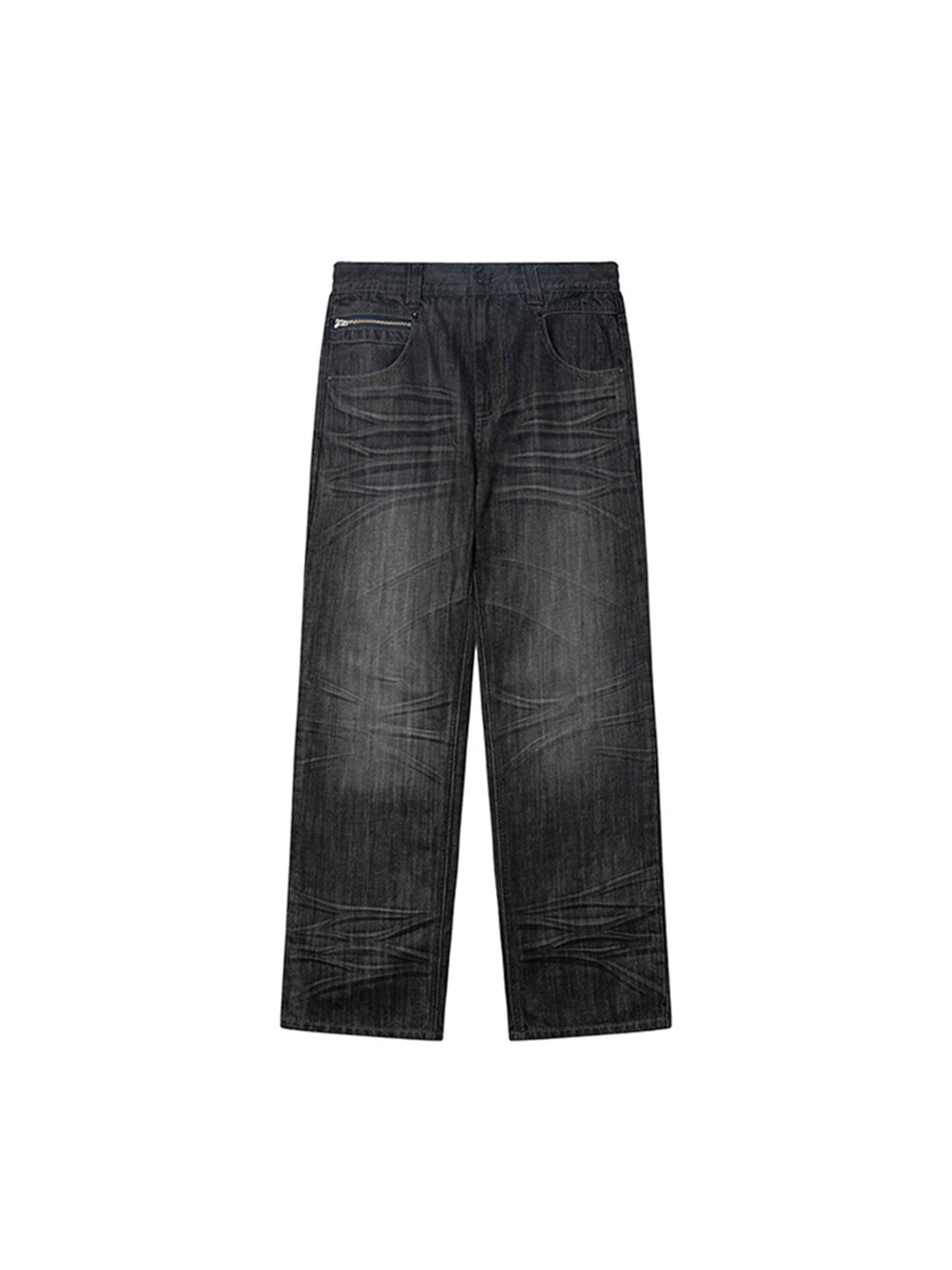 Straight Leg Charcoal Jeans