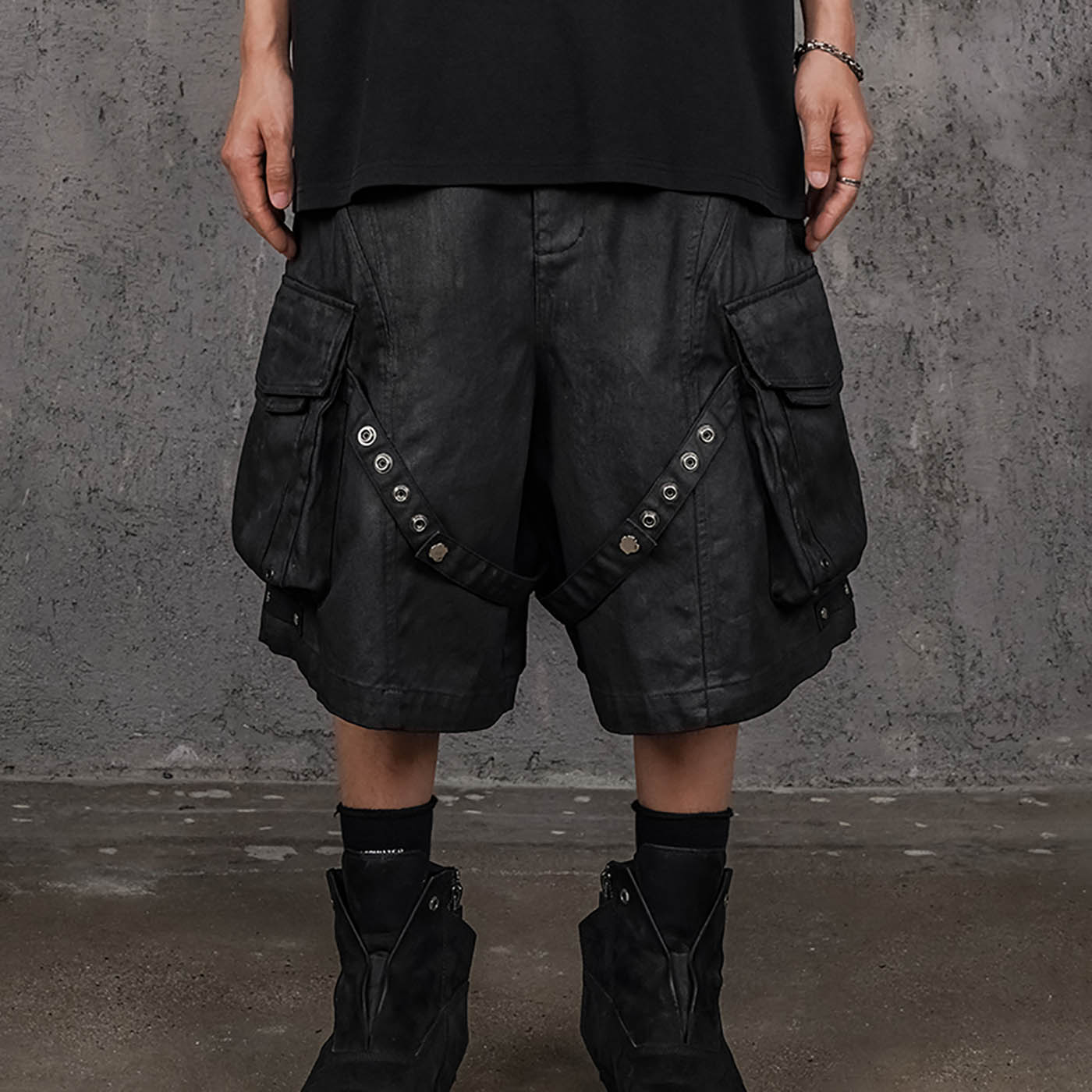 Pantalones cortos de carga de techwear