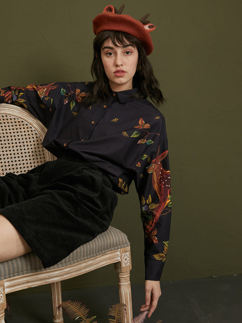 Vintage Cross Forest Blouse