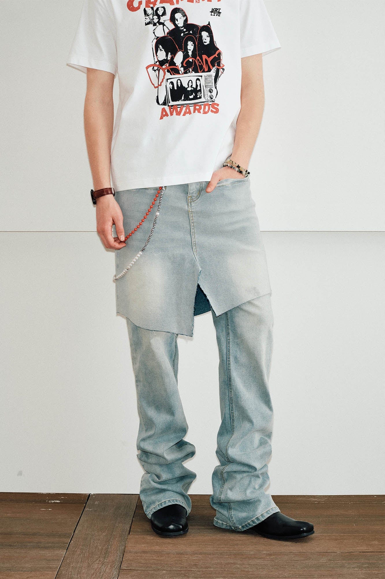 Light Wash Bootcut Jeans