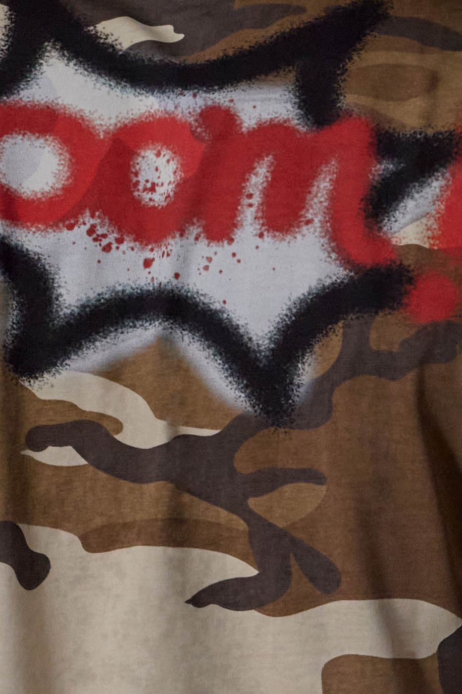 Camo Cartoon Graphic Tee