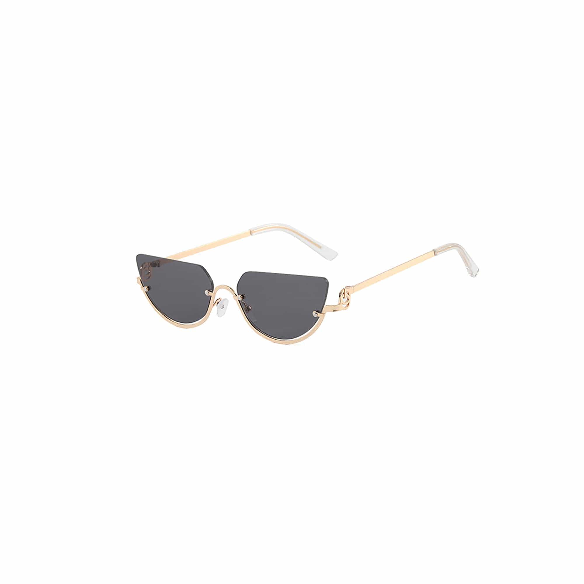 Arched-Bridge Floating Oval Fashion Glasses - view 1