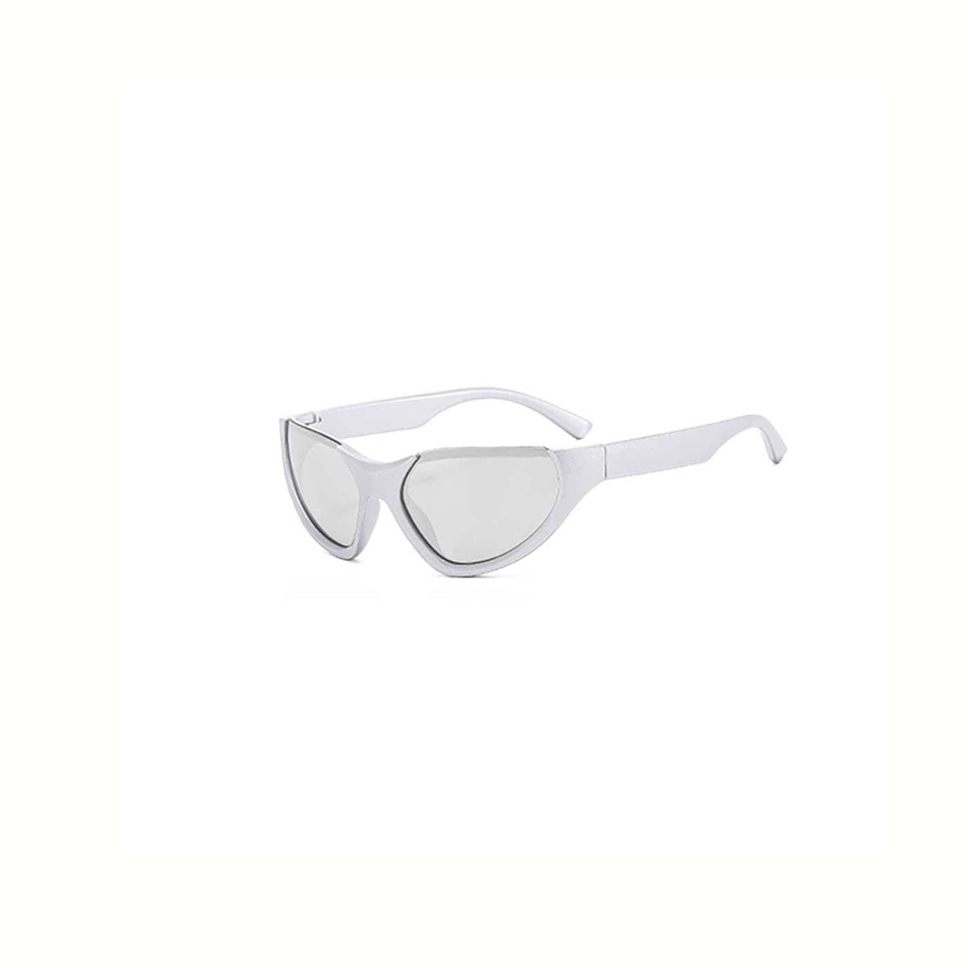 Color-Block Racing Cat-Eye Sunglasses - view 5