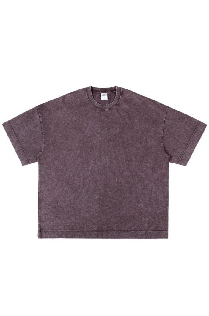 Oversized Tee in Old Wash Effect - chiclara