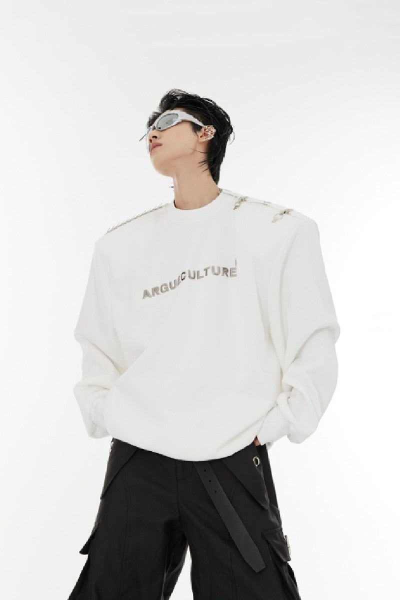 Logo Buckle Sweater - chiclara