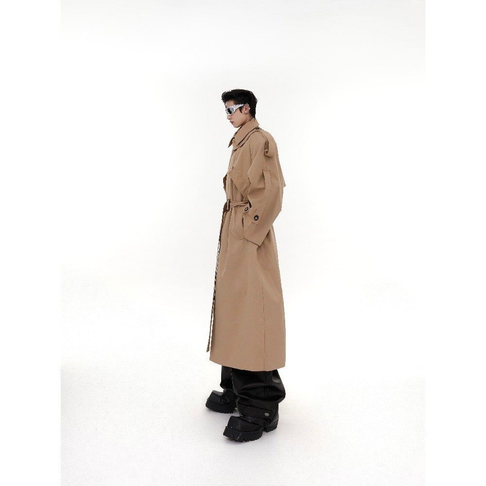 Shoulder Pad Overcoat - chiclara