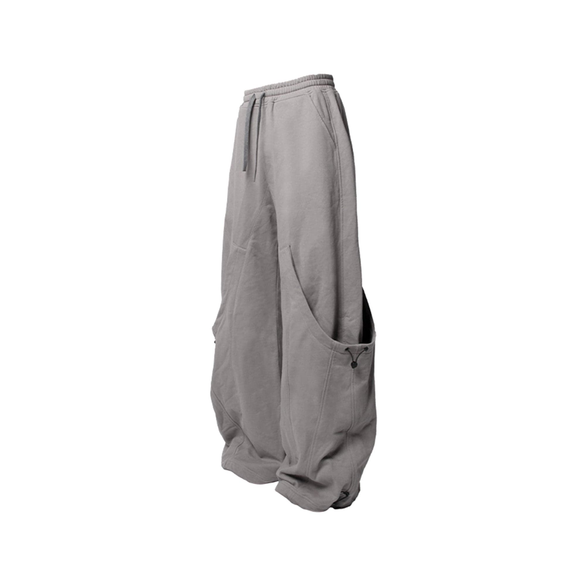 Pantalones de chándal con globo gris