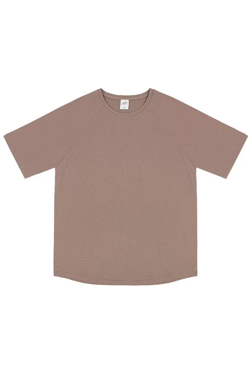 Raglan Sleeve Tee in Lightweight Fabric - chiclara