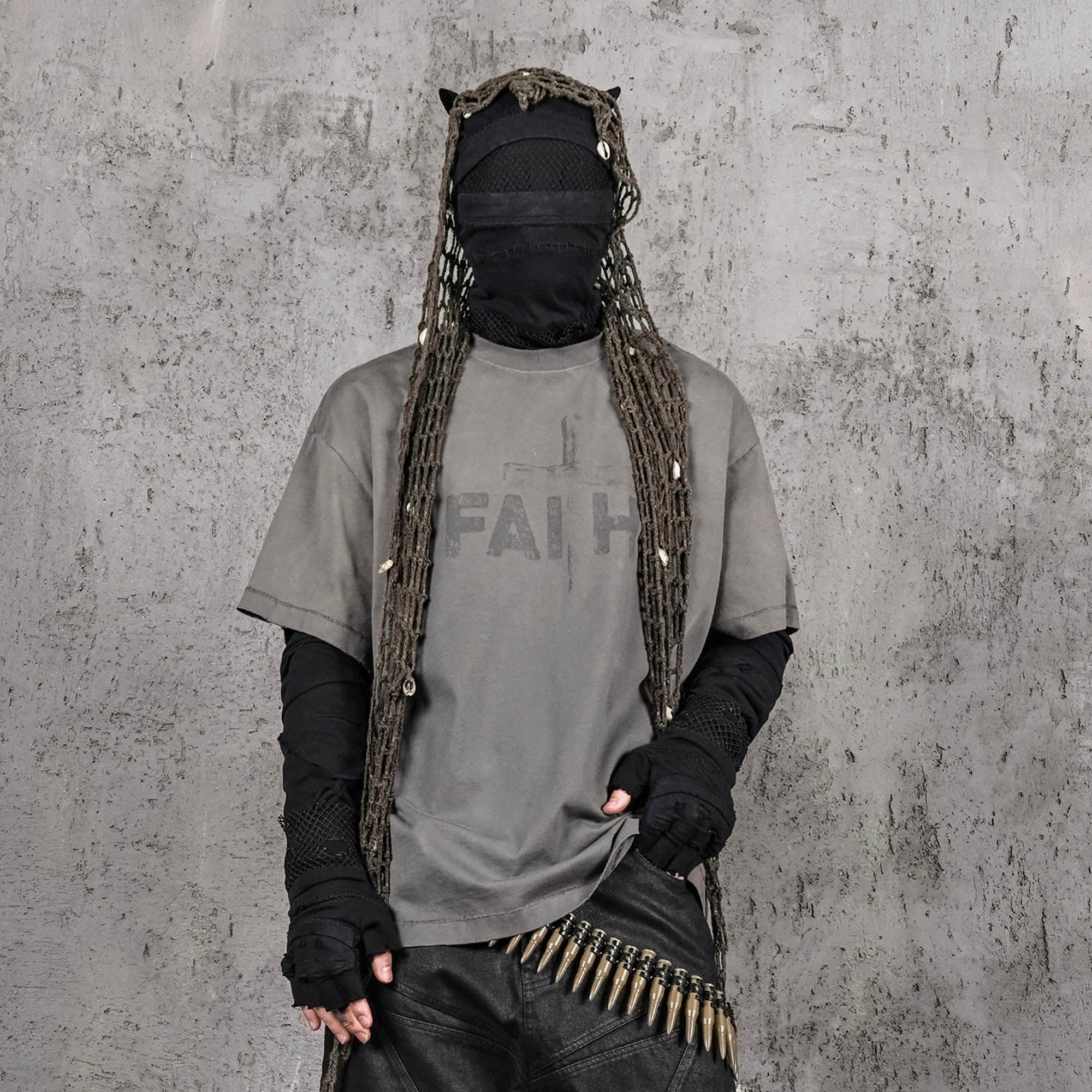 Faith Cross Grey T-Shirt