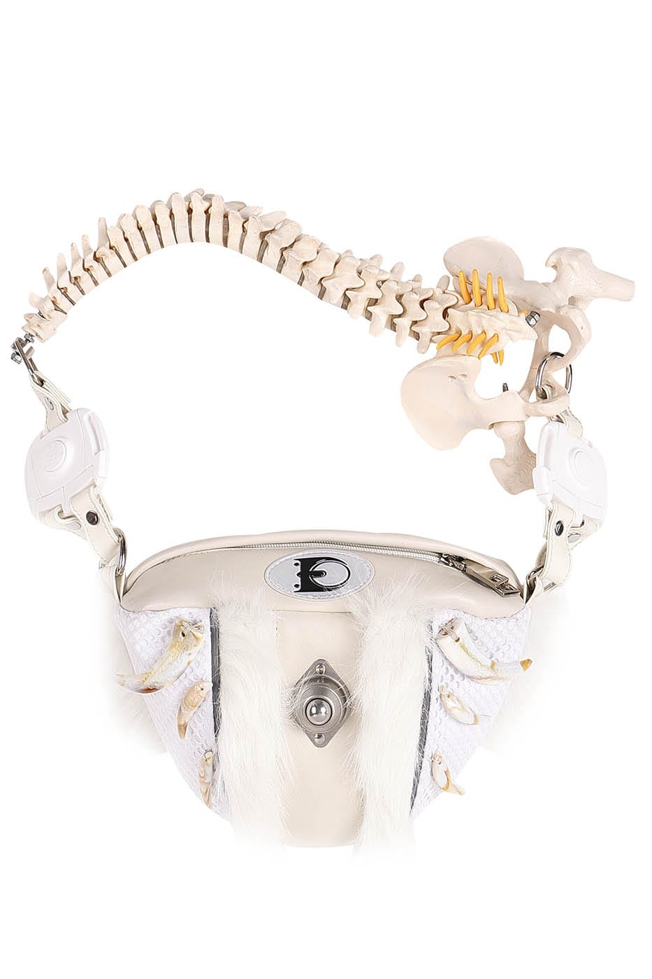 Sac à main en fausse fourrure d'embryon