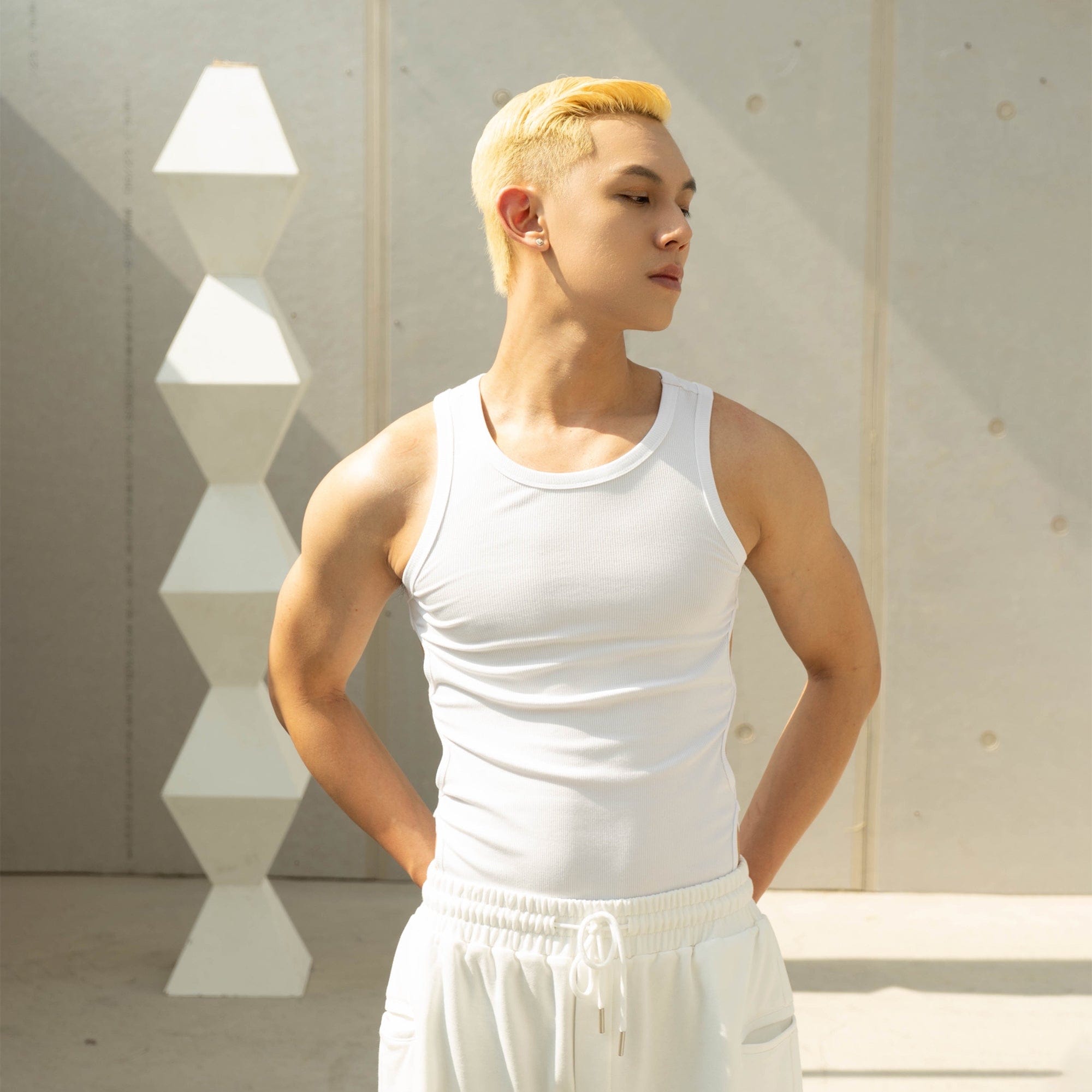 Tank Top with Side Cut-Outs