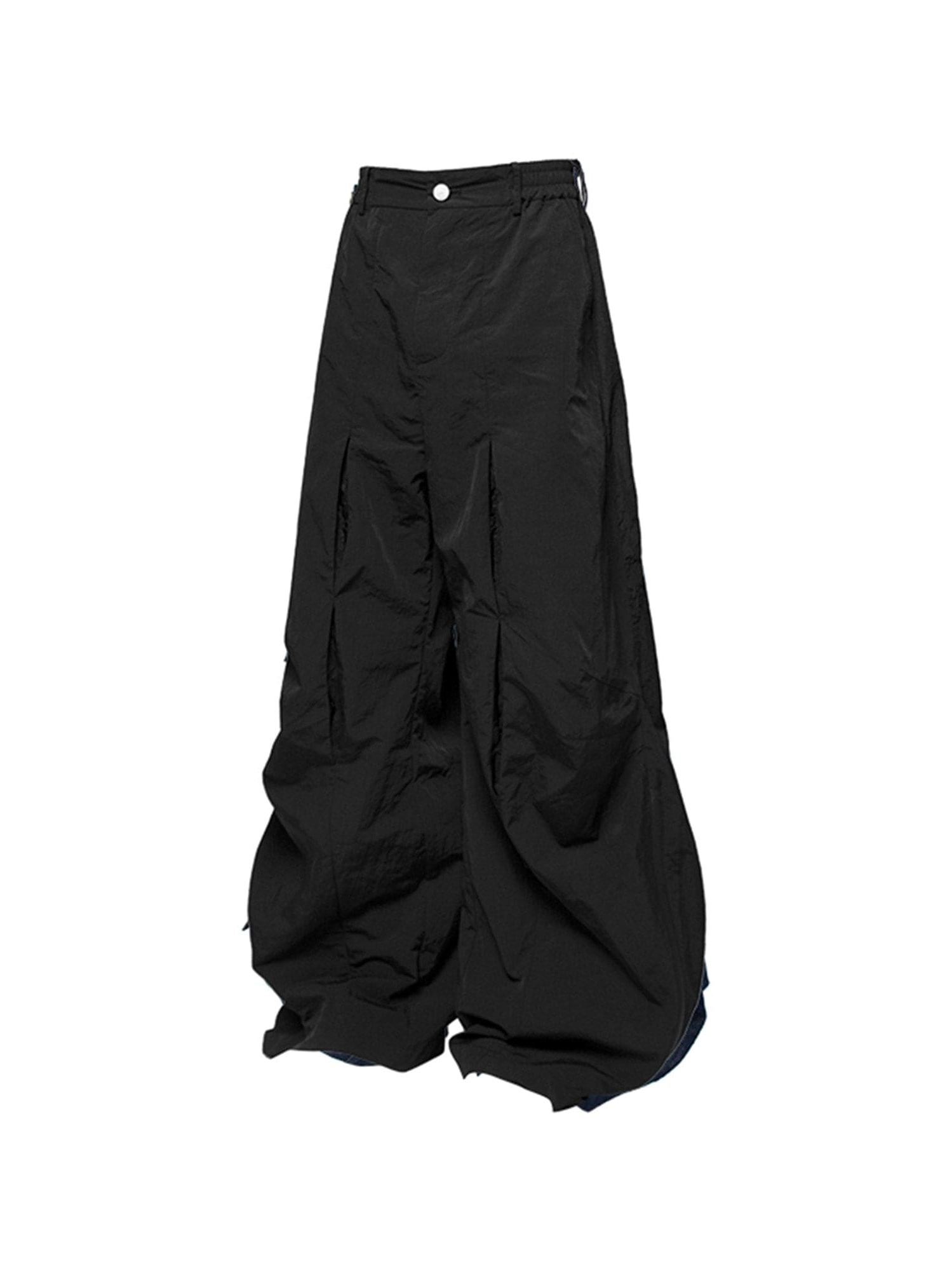 Pantalon technique de jambe large noir