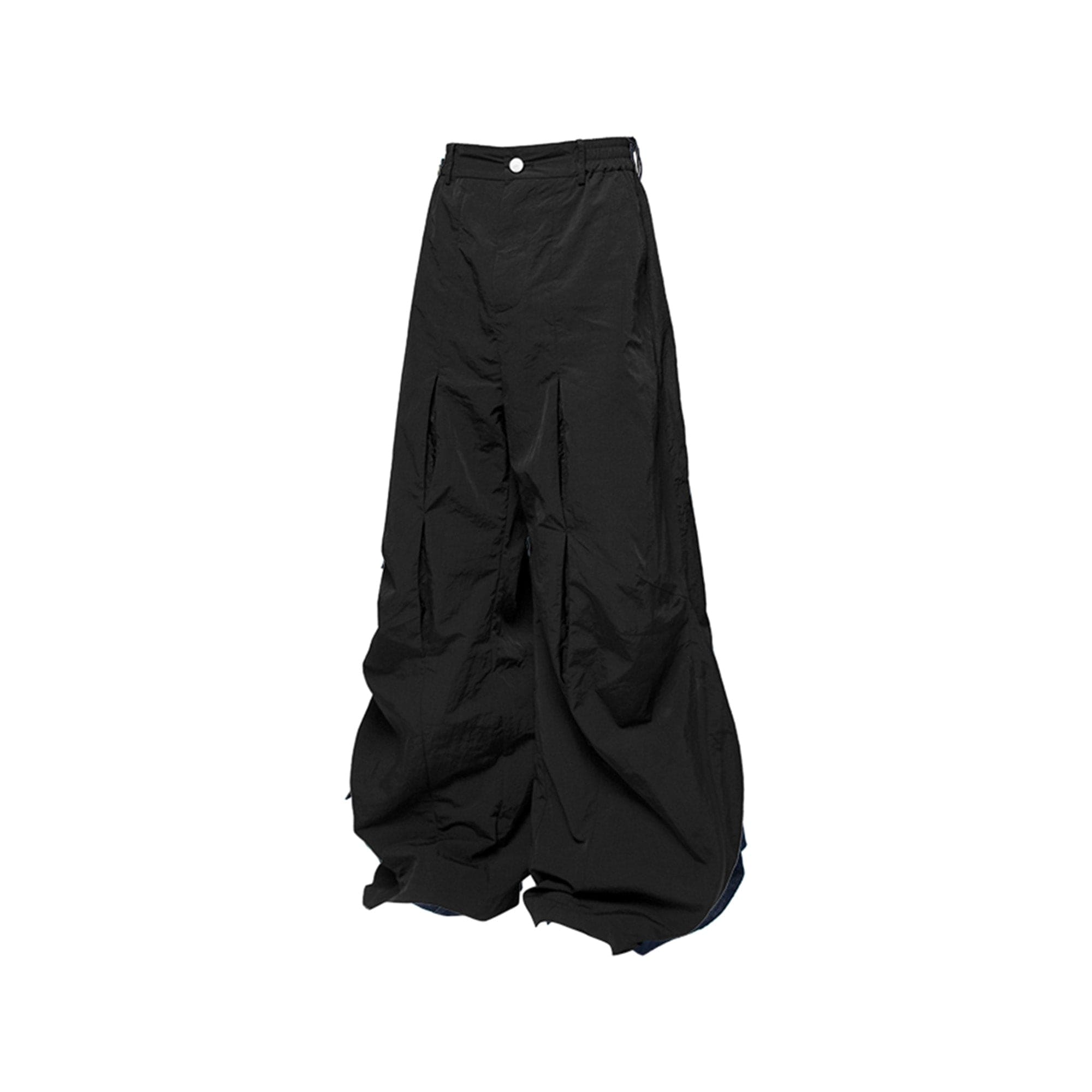 Black Wide Leg Technical Pants