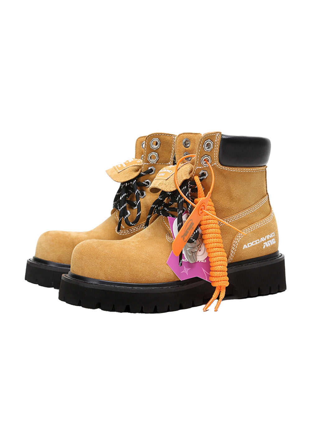 Yellow Stardust Martin Boots