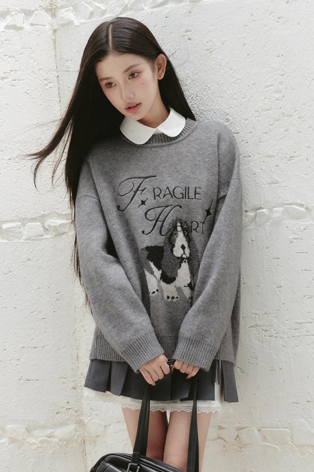 Fragile Heart Puppy Sweater