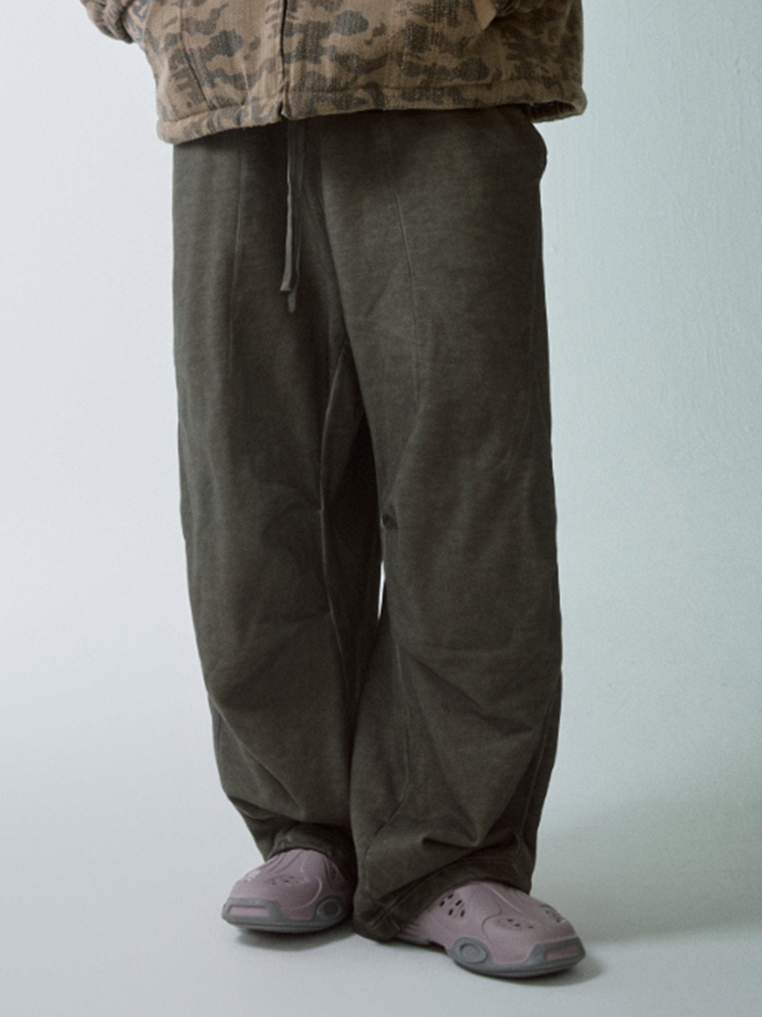 Loose Crinkled Pants