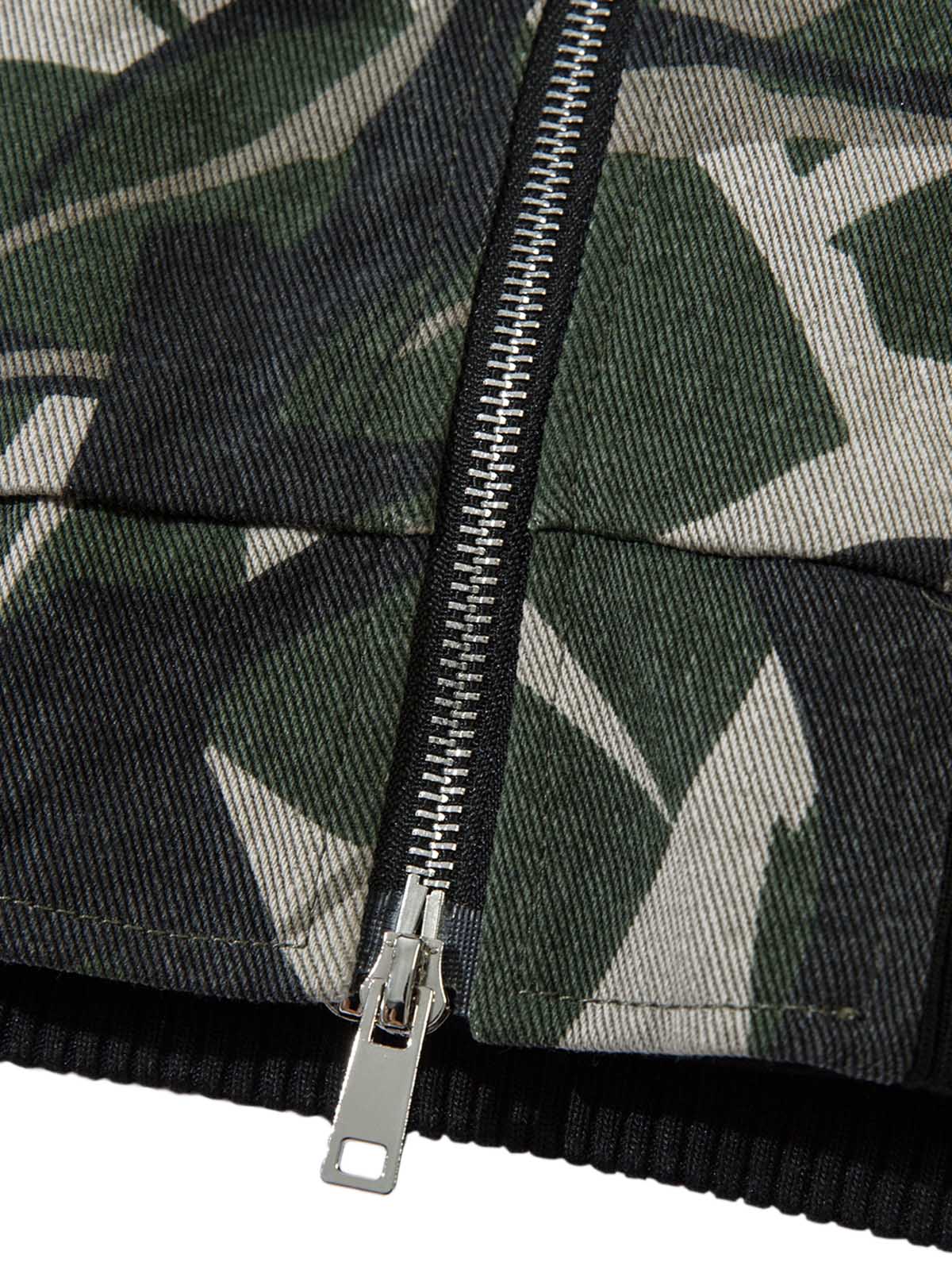 Camo Layered Hoodie Track Set