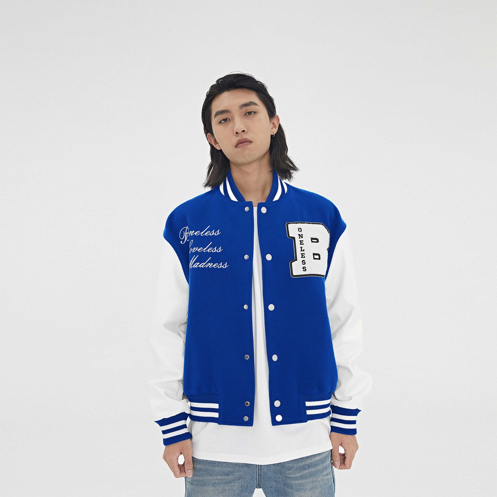 Cloud Skull Varsity Jacket