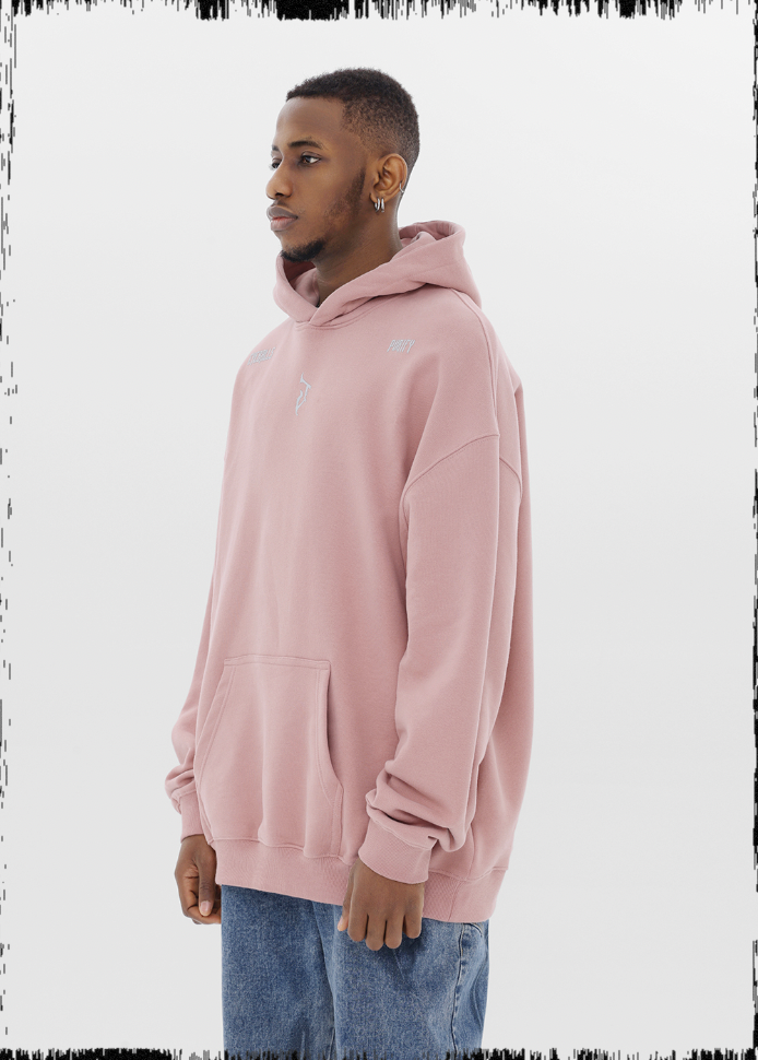 Hoodie with Basic Logo Print - chiclara