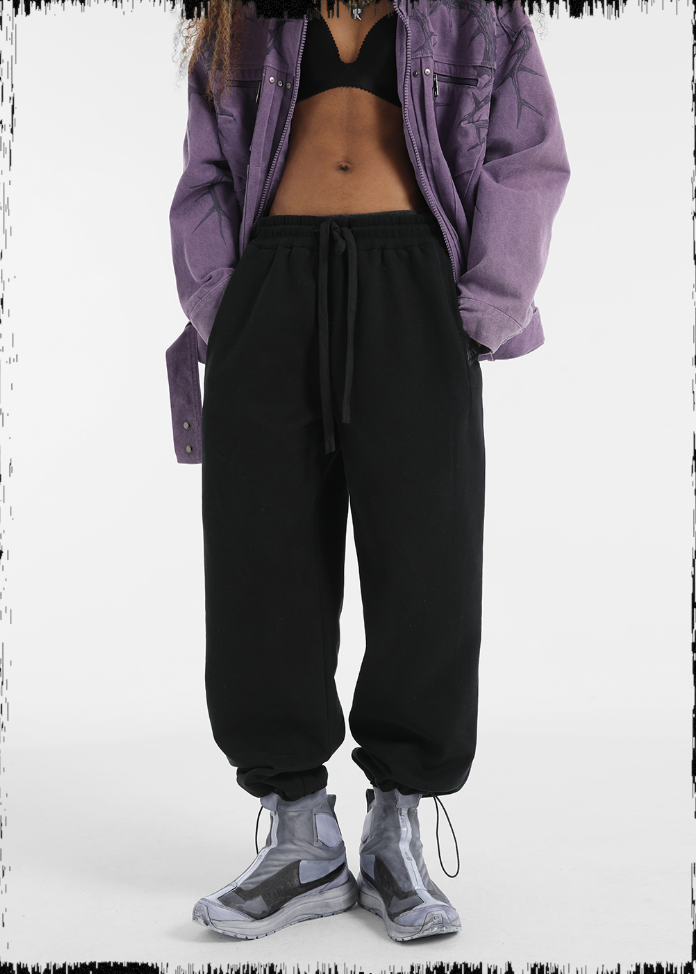 Heavyweight Logo Embroidered Sweatpants - chiclara