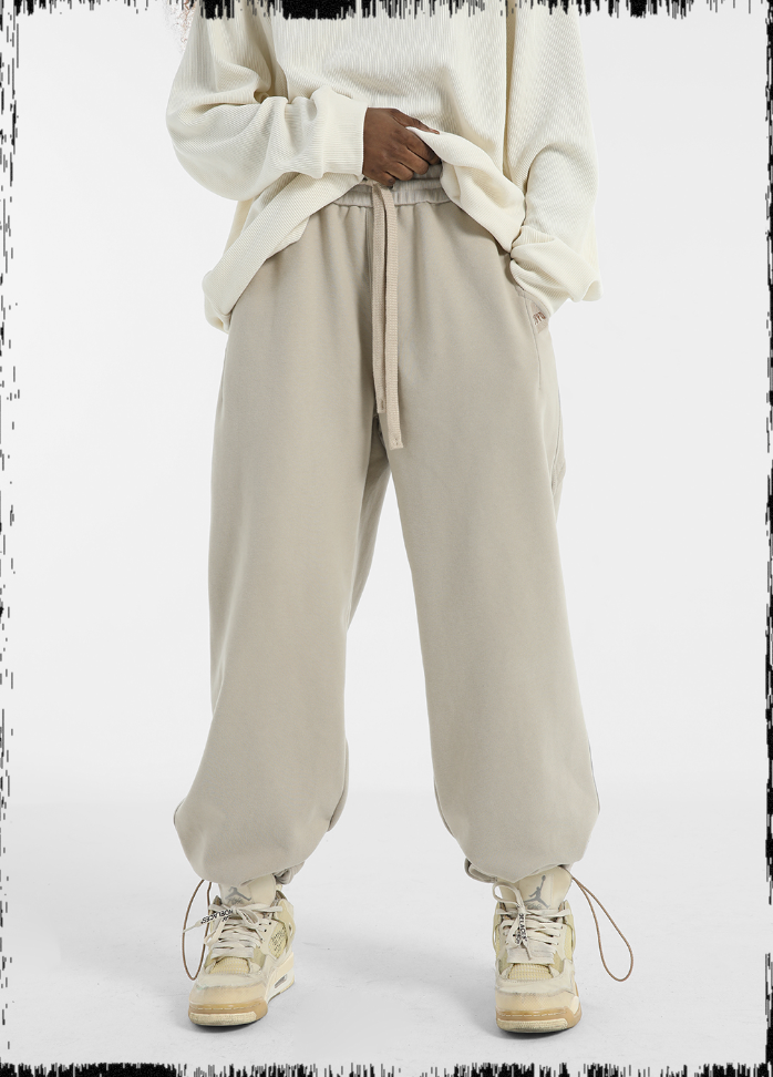 Heavyweight Logo Embroidered Sweatpants - chiclara