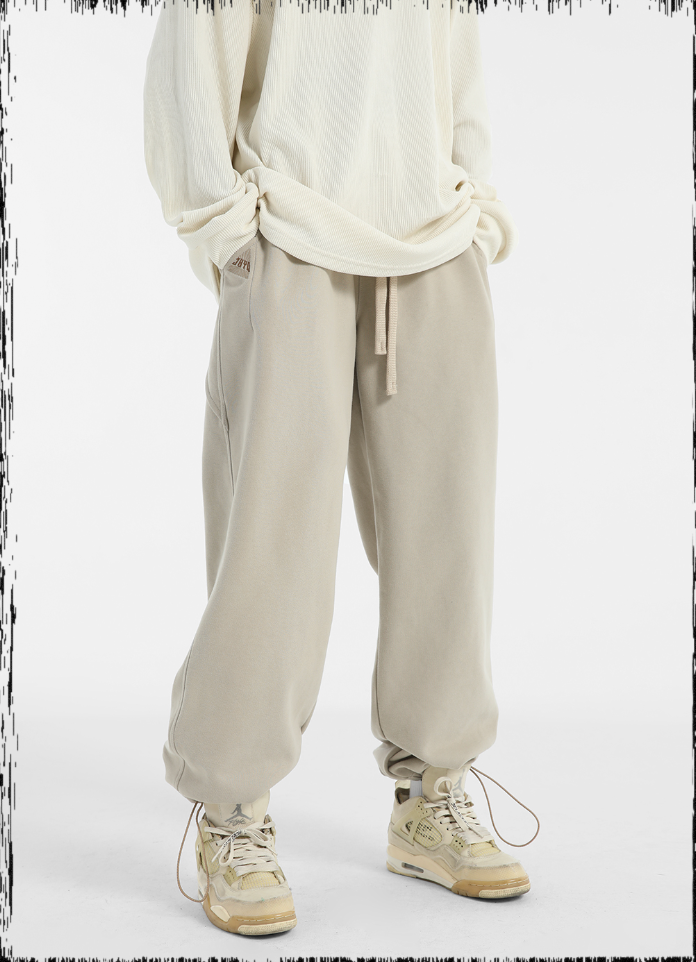 Heavyweight Logo Embroidered Sweatpants - chiclara