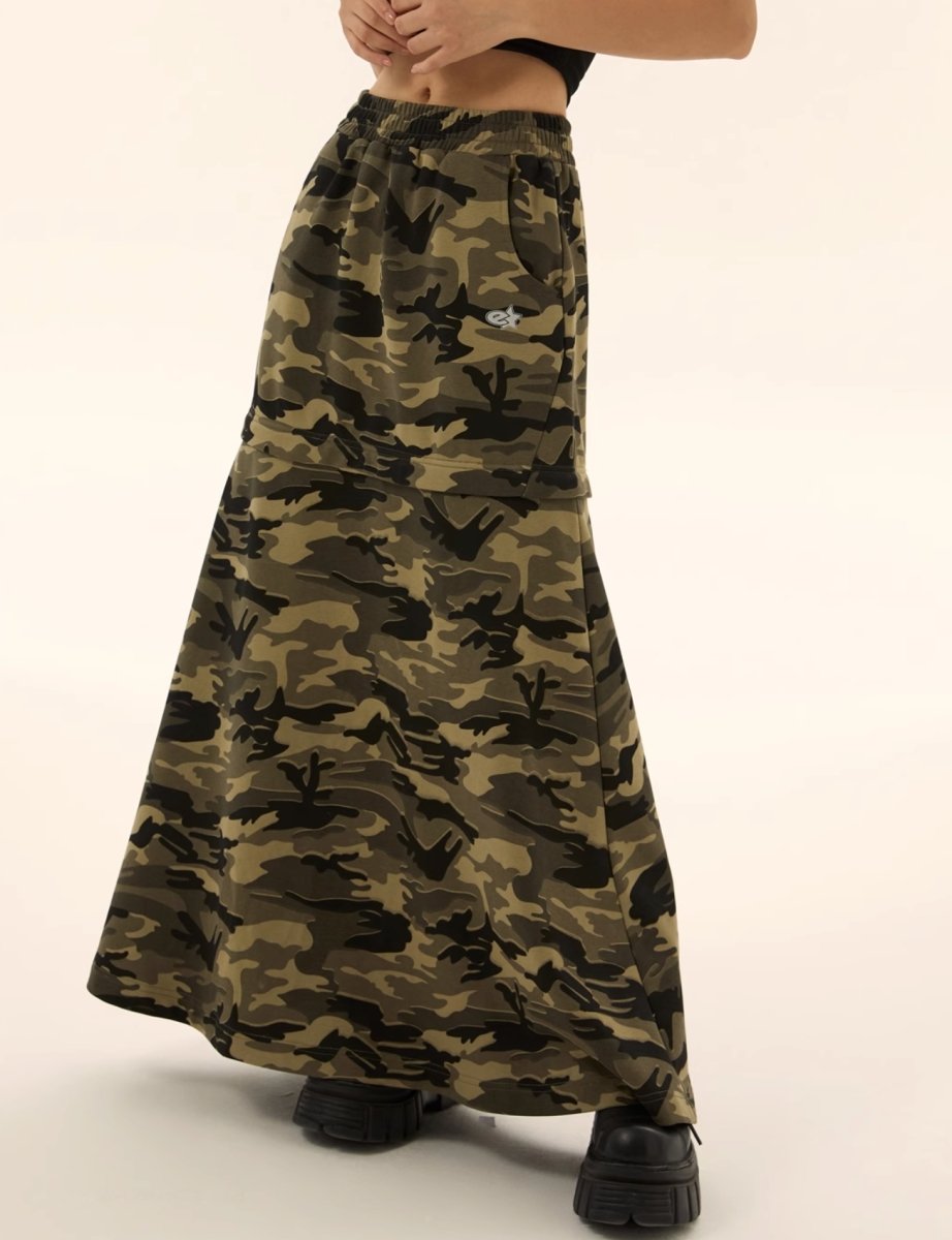 Vintage Camo Skirt - chiclara