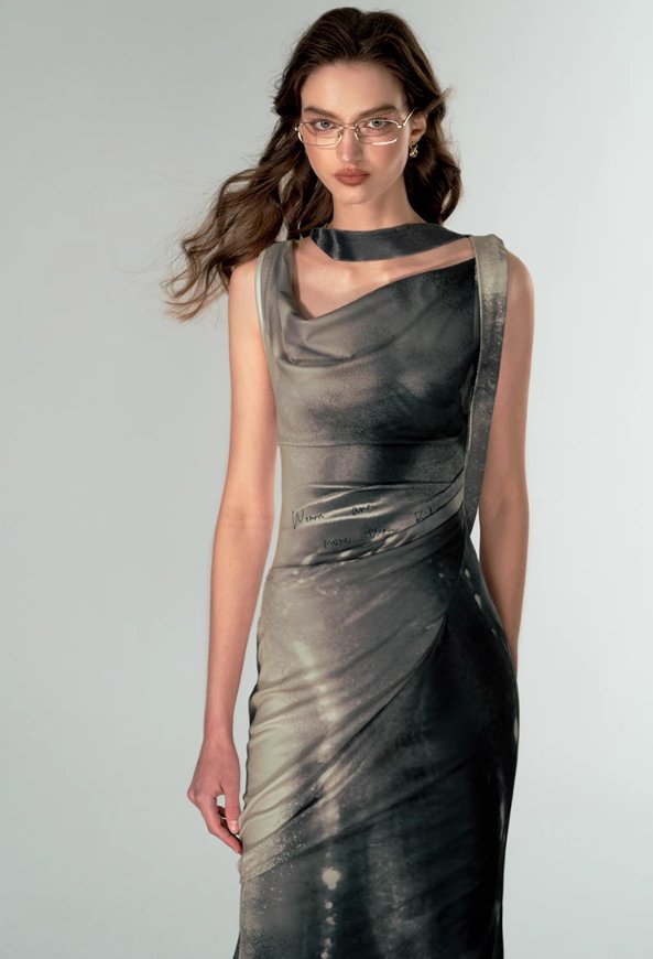 Gradient Color Maxi Dress - chiclara