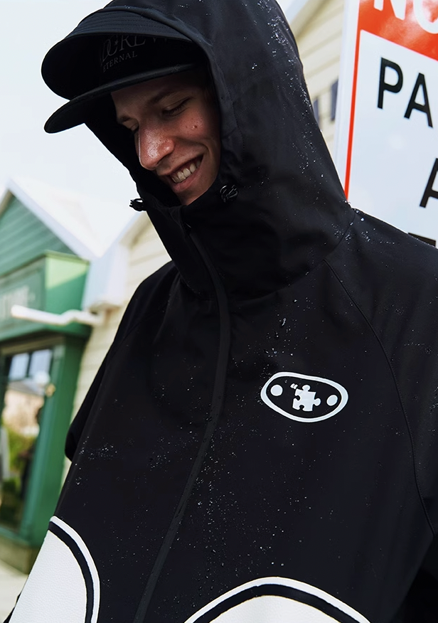 Waterproof Hooded Punching Jacket - chiclara