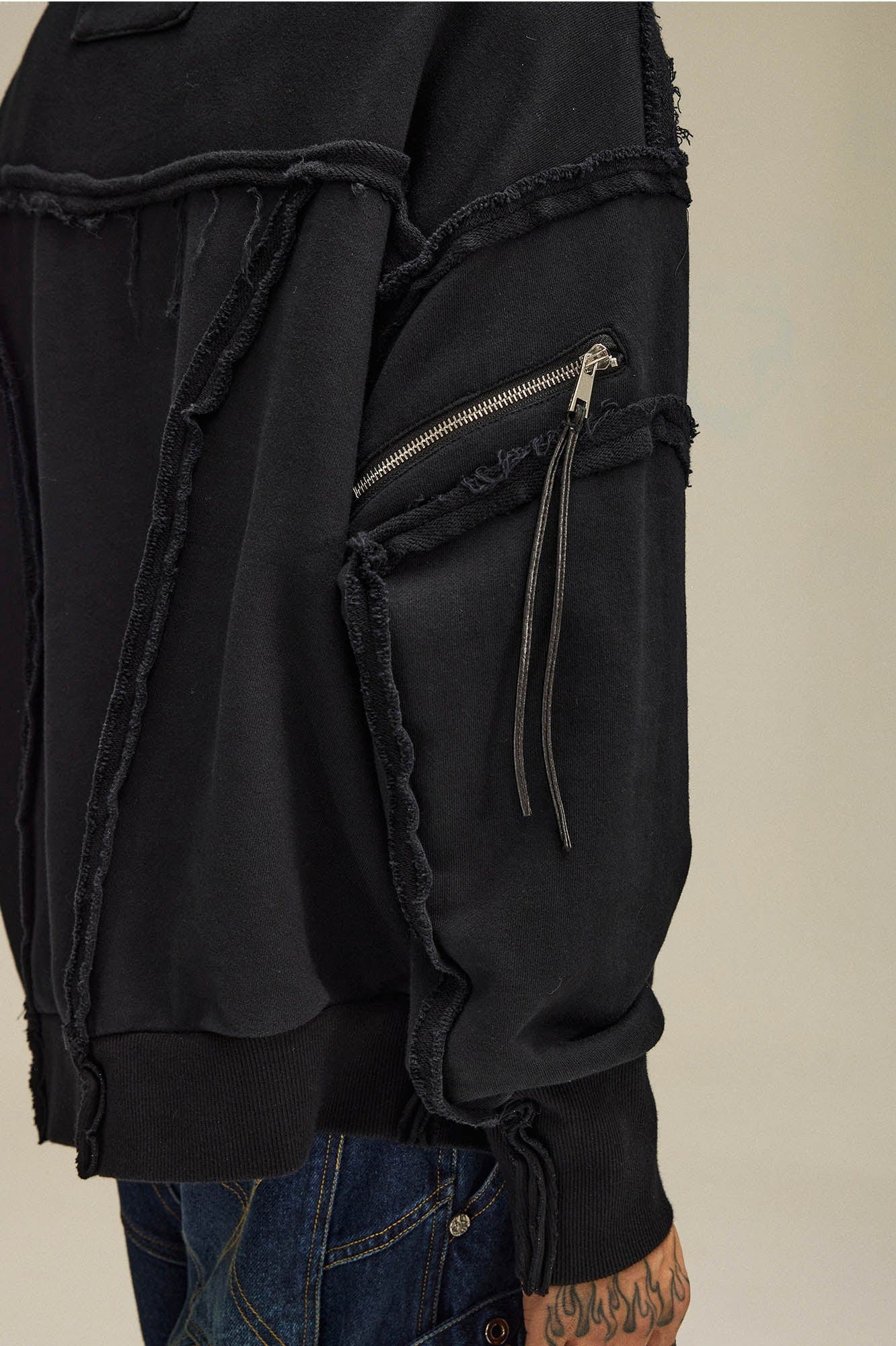 Asymmetric Zip Hoodie