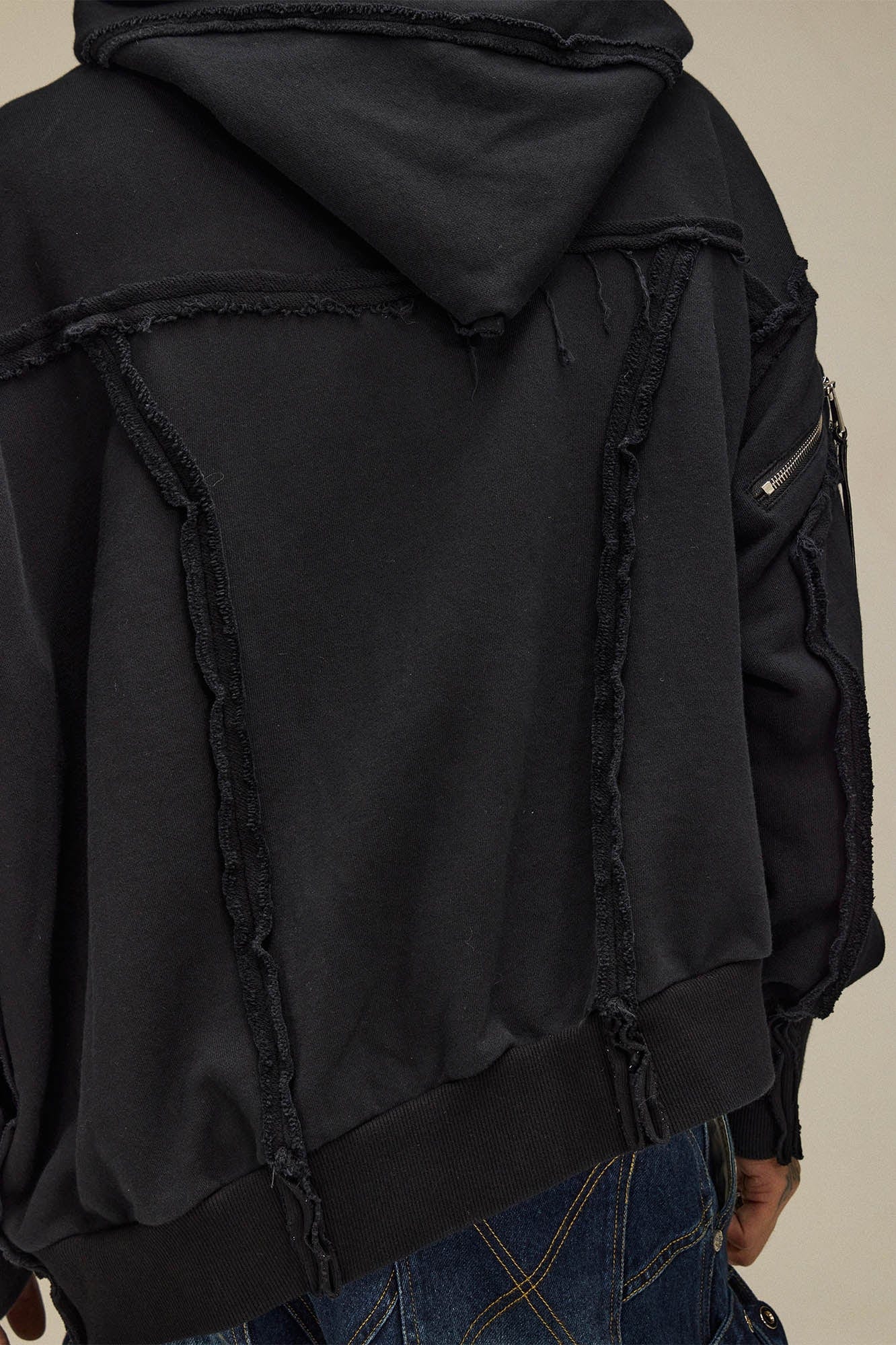 Asymmetric Zip Hoodie