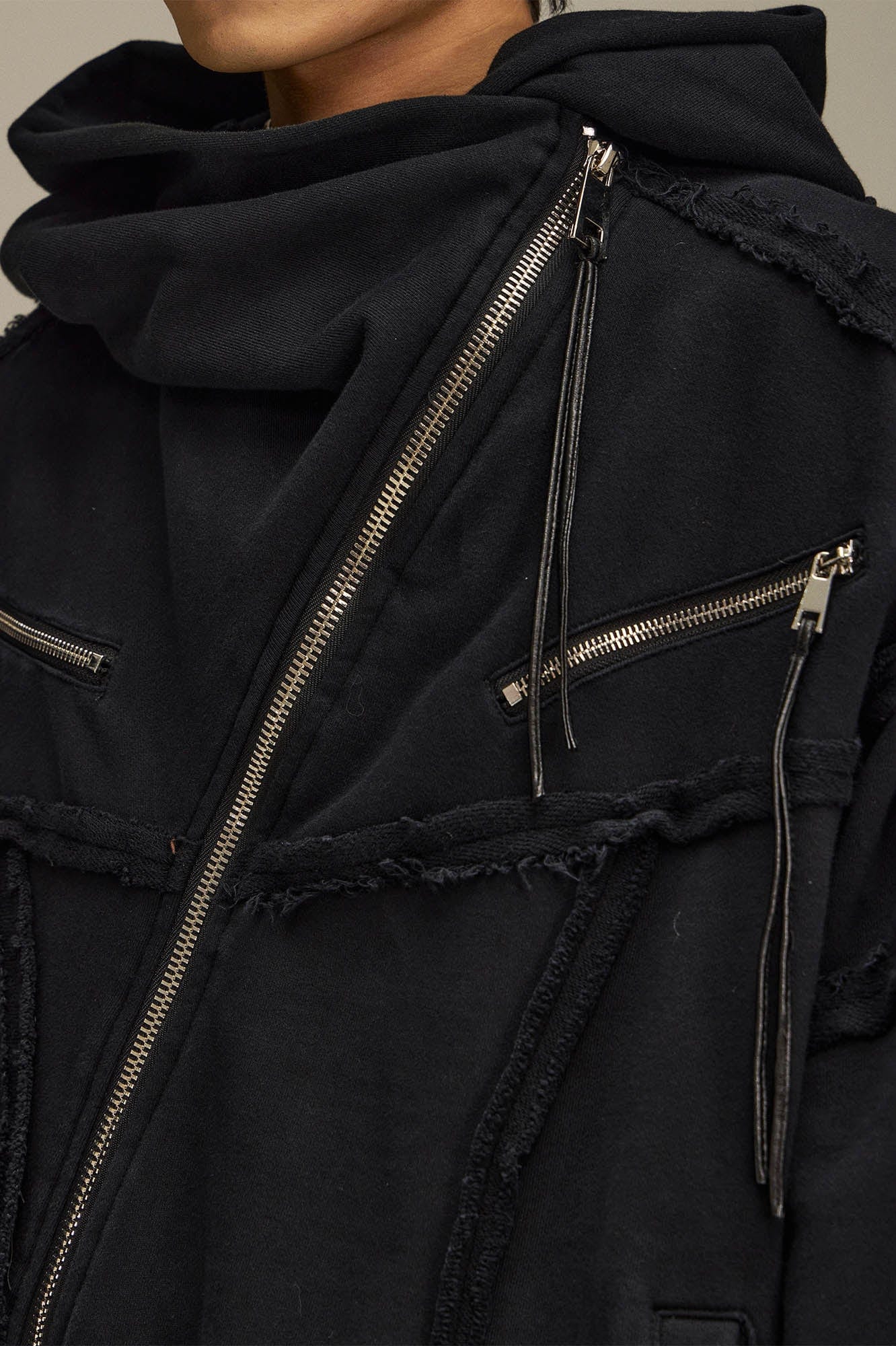 Asymmetric Zip Hoodie