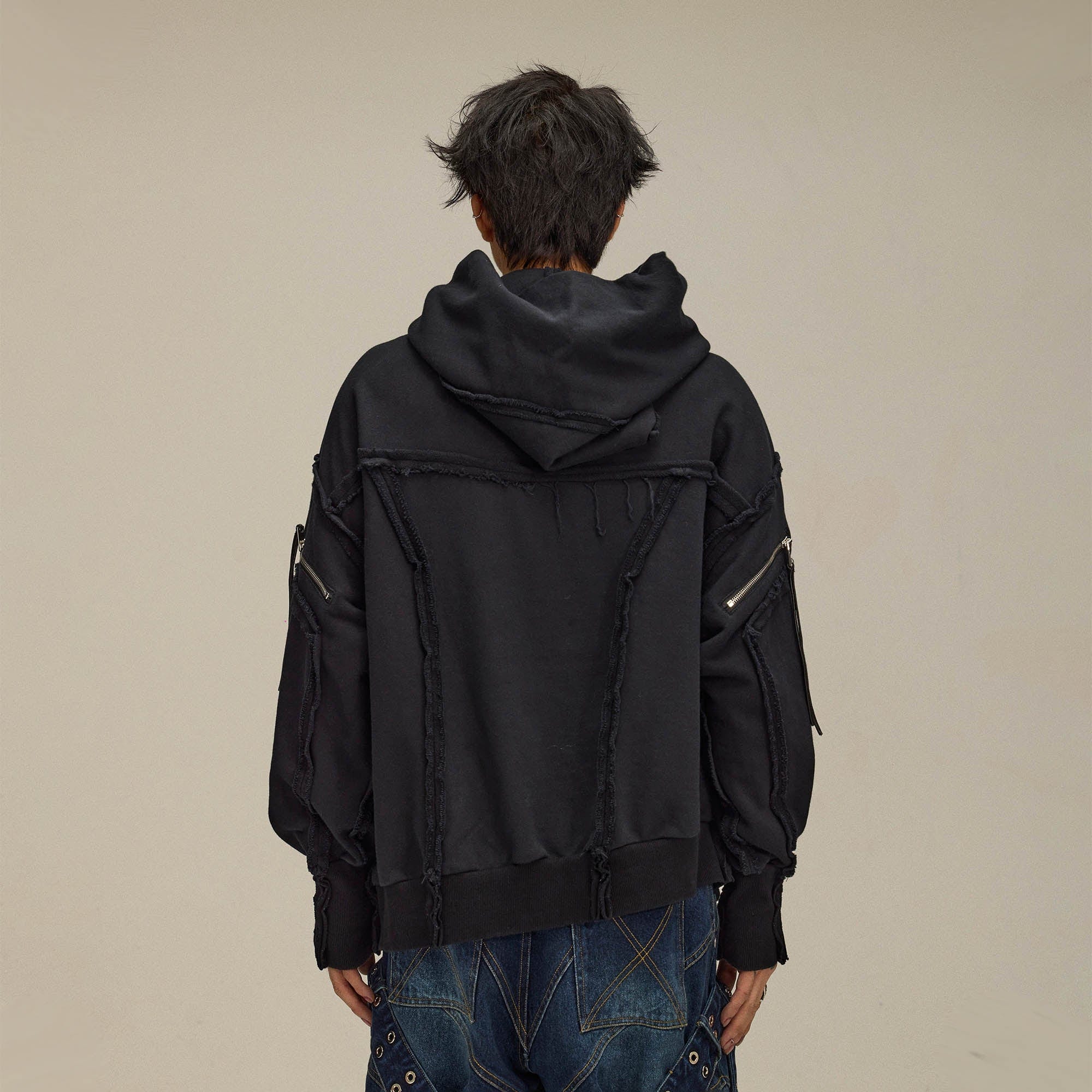 Asymmetric Zip Hoodie