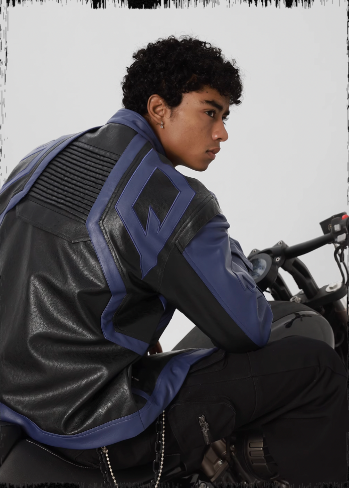 Deconstructed Racing Motorcycle Jacket - chiclara