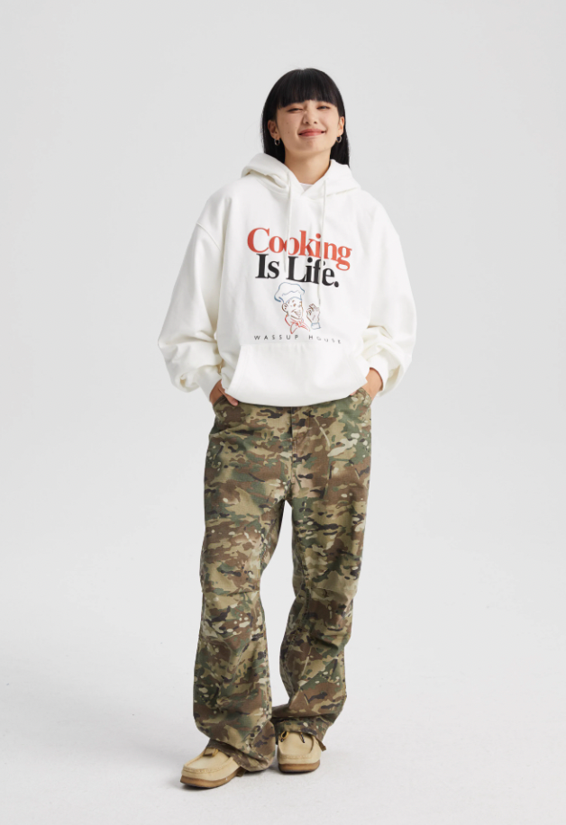 Inspirational Life Printed Hoodie - chiclara