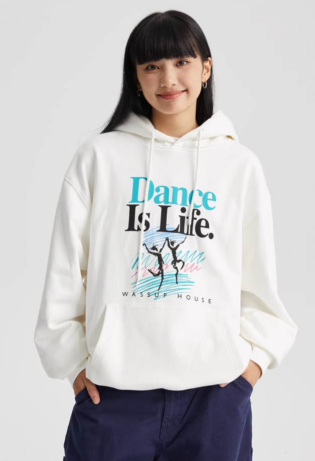 Inspirational Life Printed Hoodie - chiclara