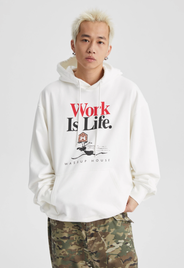 Inspirational Life Printed Hoodie - chiclara