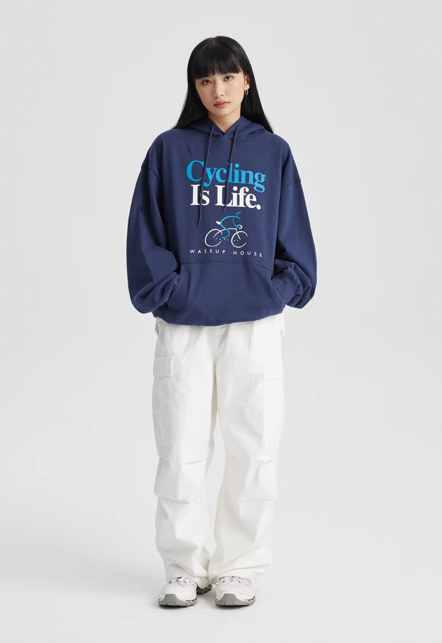 Inspirational Life Printed Hoodie - chiclara