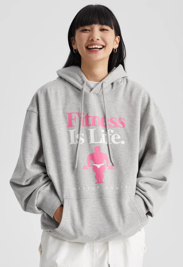 Inspirational Life Printed Hoodie - chiclara