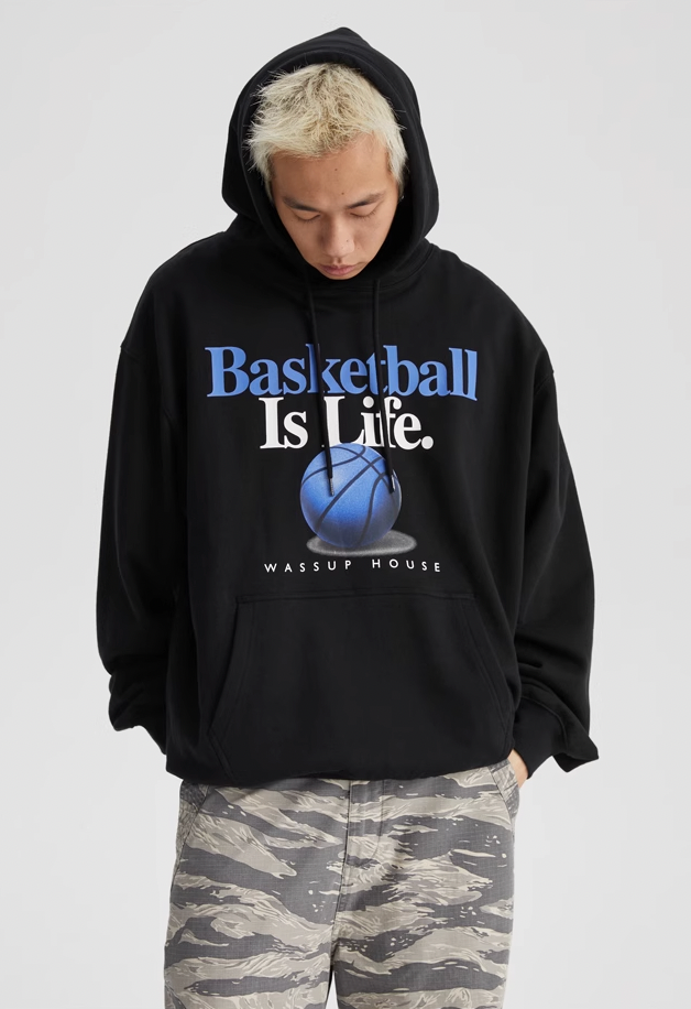 Inspirational Life Printed Hoodie - chiclara