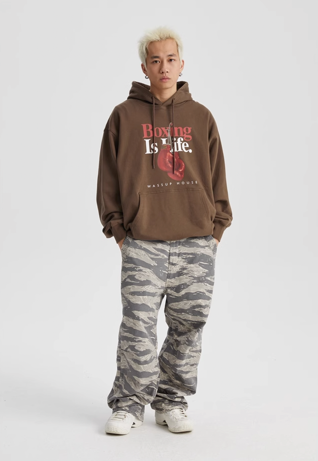 Inspirational Life Printed Hoodie - chiclara