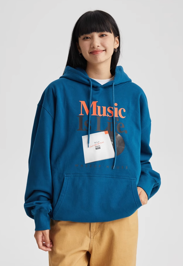 Inspirational Life Printed Hoodie - chiclara