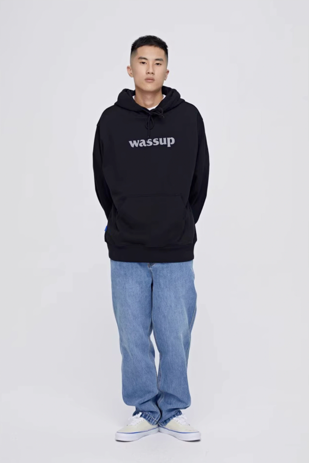 Essential Basic Logo Print Hoodie - chiclara