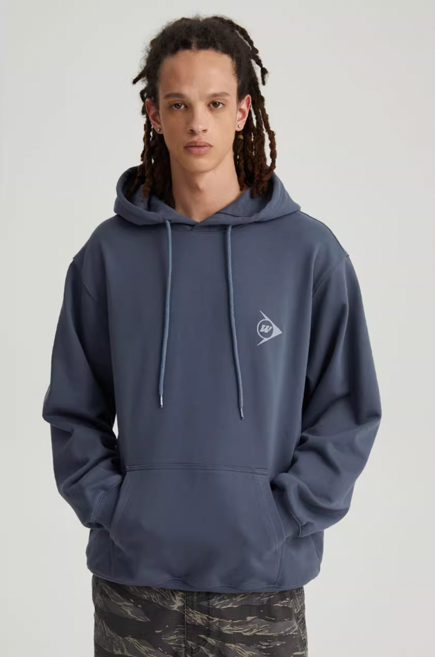 Sporty Racing Logo Near Color Print Hoodie - chiclara